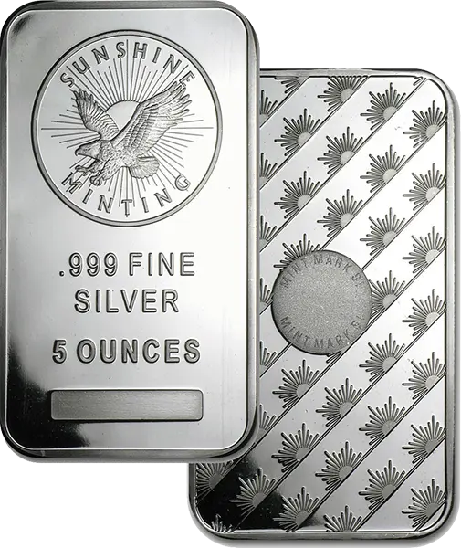 Silver Bars 5oz