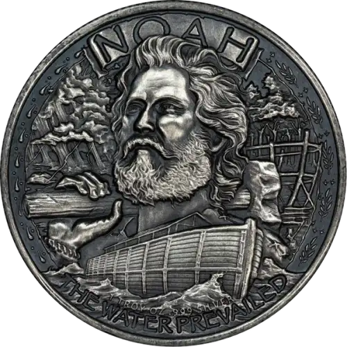 1 oz Silver Round - Noahs Ark (Antique) (3)
