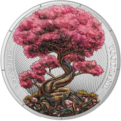 2025 1 oz Mythical Forest: Yggdrasil Spring Silver Coin (3)