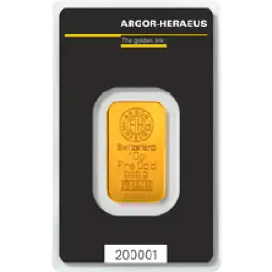 20g Arogor-Heraeus Minted Gold Bar (2)